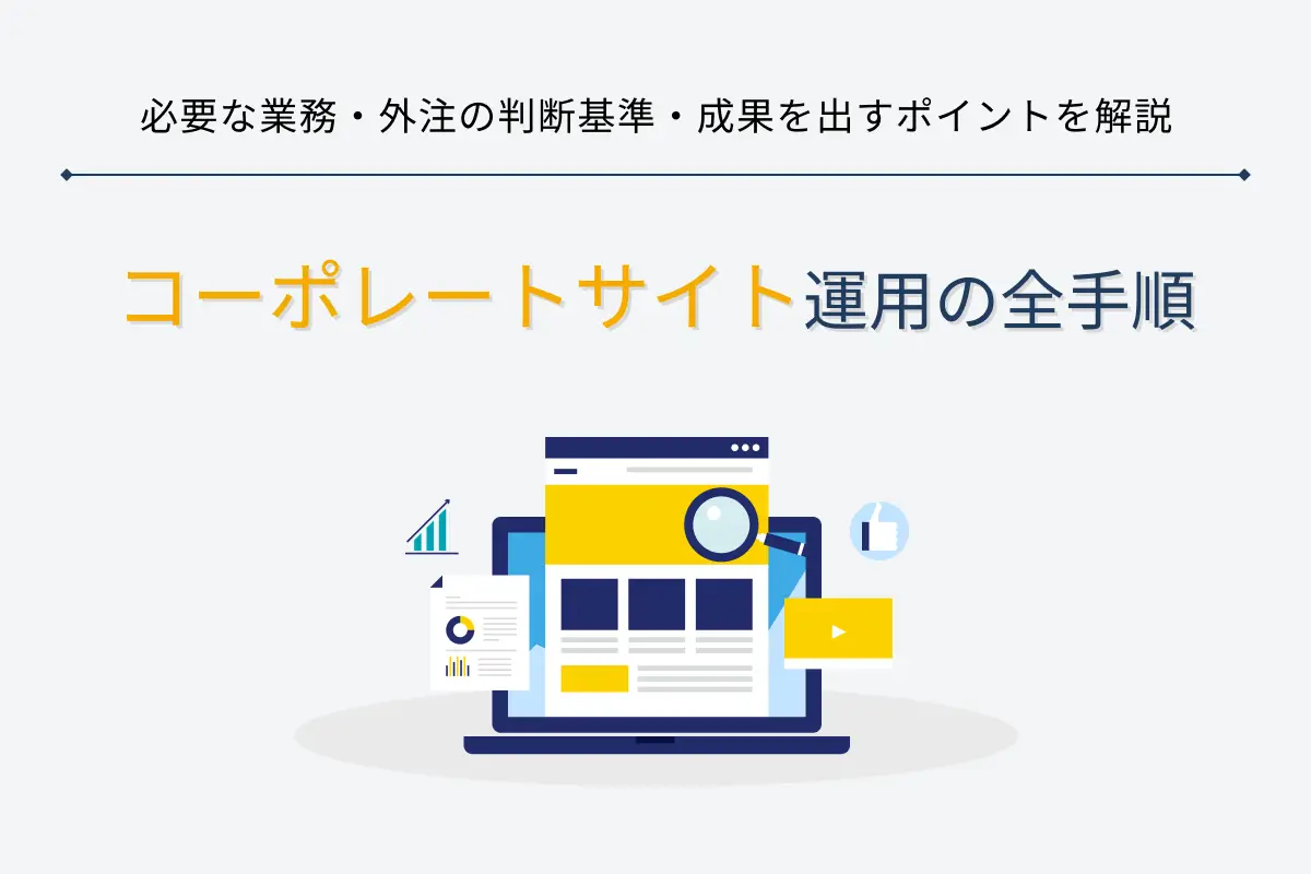 コーポレートサイト　運用